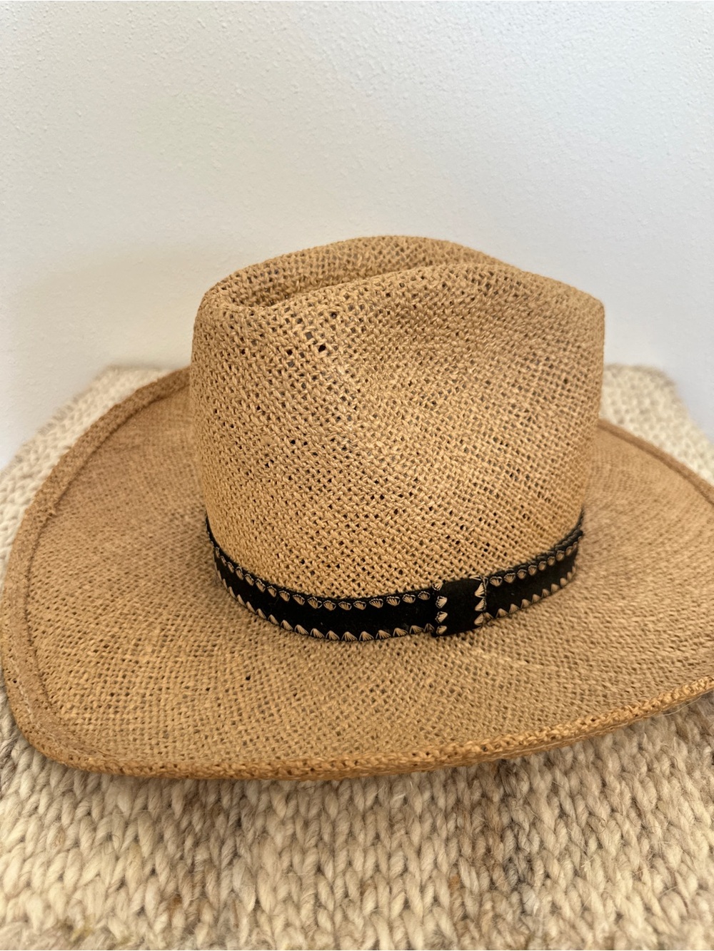 Vintage American Hat Company Straw Cowboy Hat Size 7